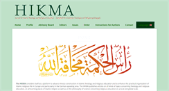 Desktop Screenshot of hikma-online.com